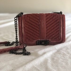 Rebecca Minkoff Chevron Quilted Love Crossbody